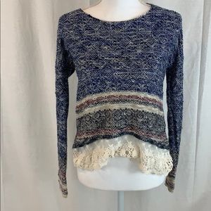 Altard State Sweater with a Lacey bottom
